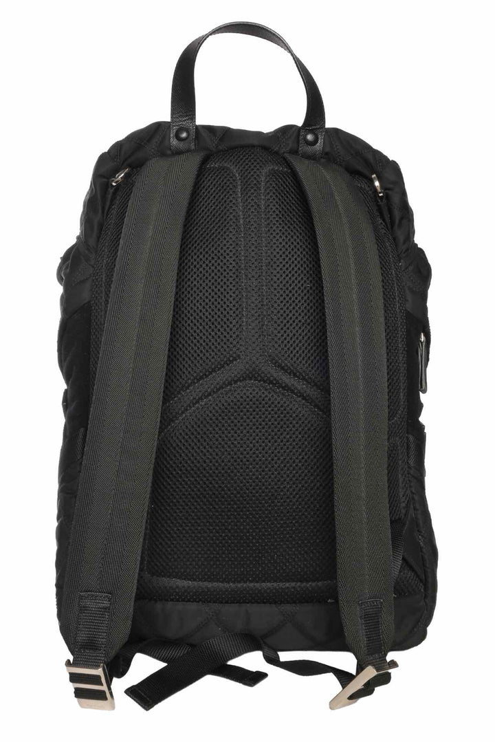 Prada Patch Embellished Quilted Nylon BackPack