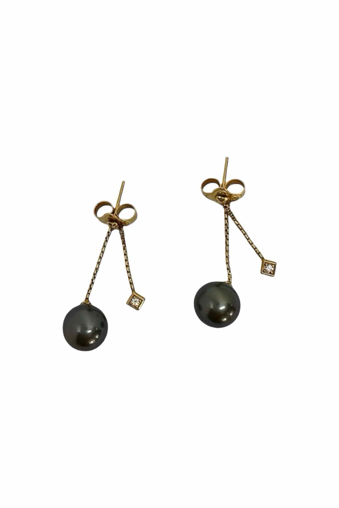 David Yurman Solari tahitian Pearl Chain Drop Earrings