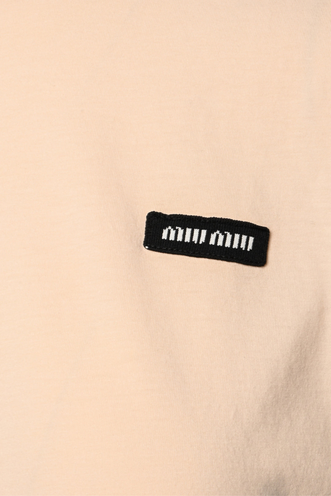 Miu Miu Size S 2024 Logo Cotton Tank Top