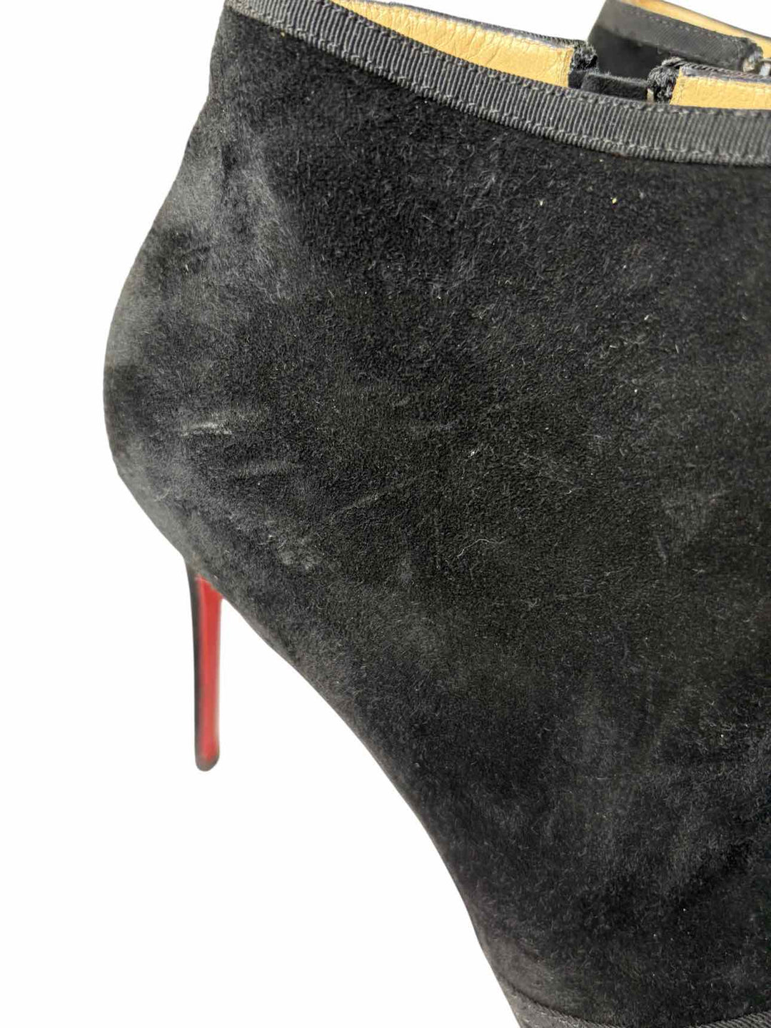 Christian Louboutin Suede Stiletto Size 38 Ankle Boots