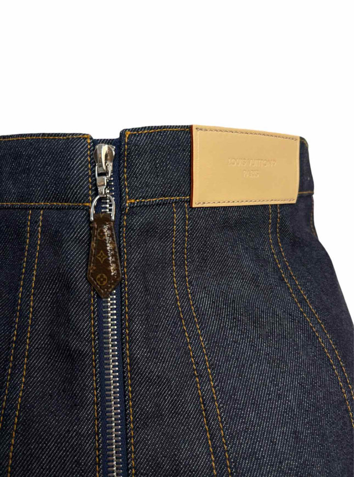 Louis Vuitton Size 38 Denim Short Skirt