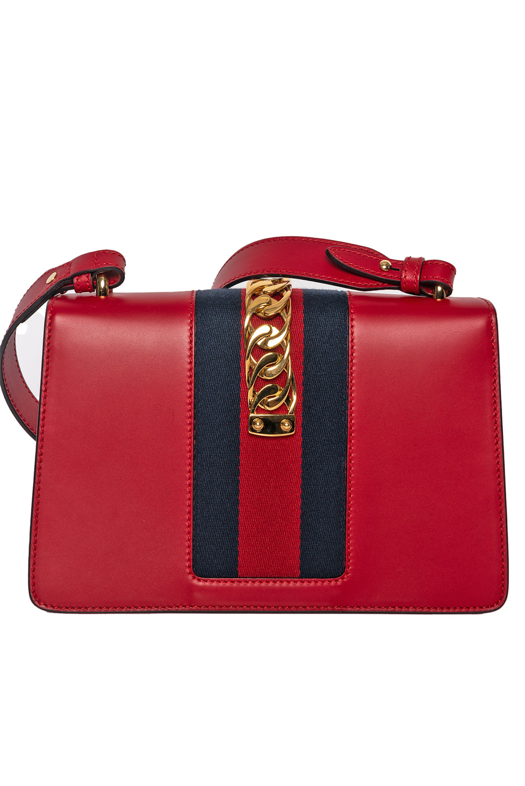 Gucci Calfskin Small Sylvie Shoulder Bag