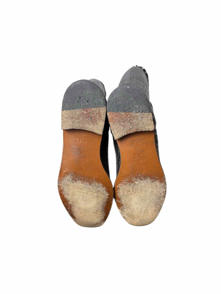 Dior Size 36 Global Woven Leather Boots