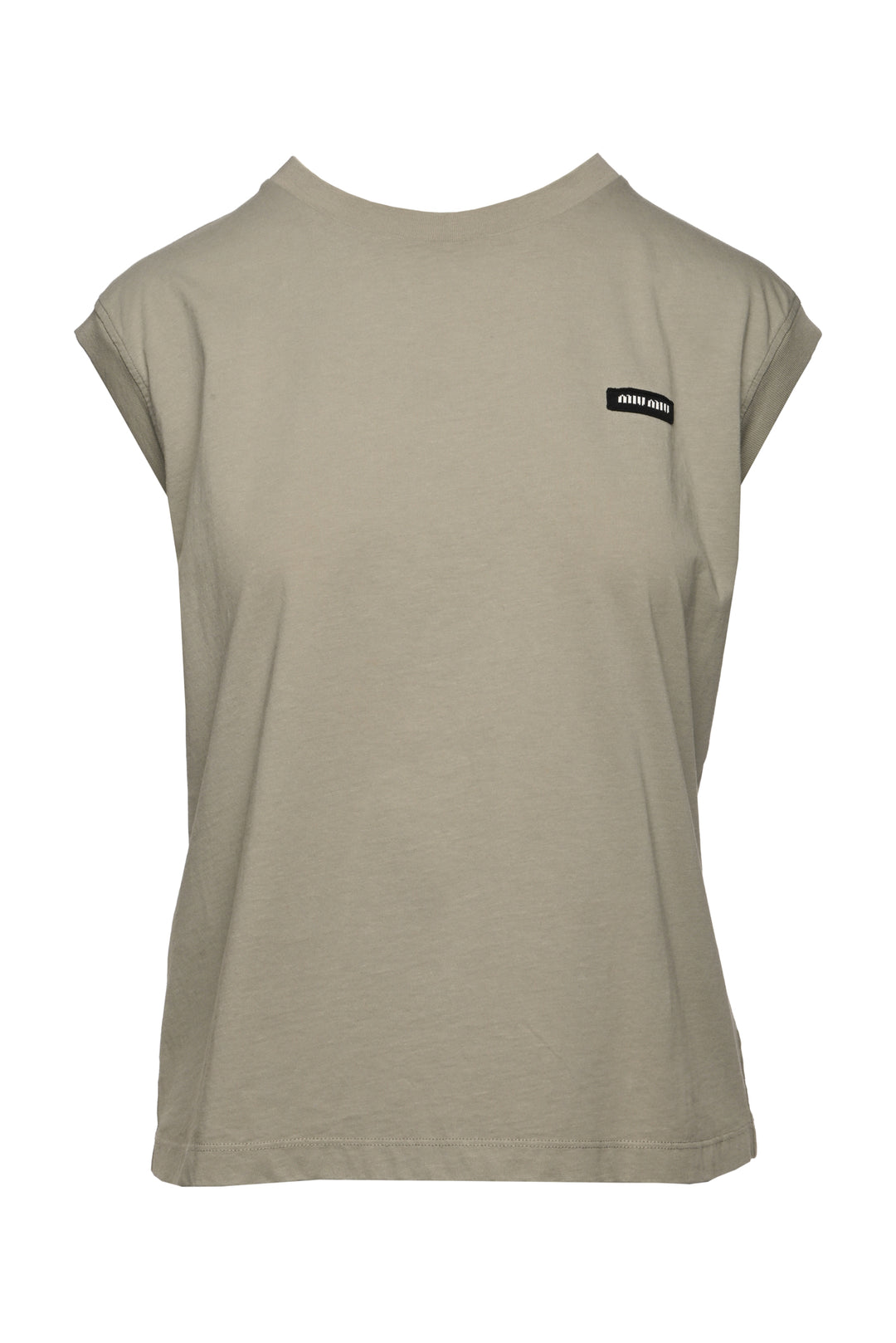 Miu Miu Size XS 2023 Logo Cotton Tank Top