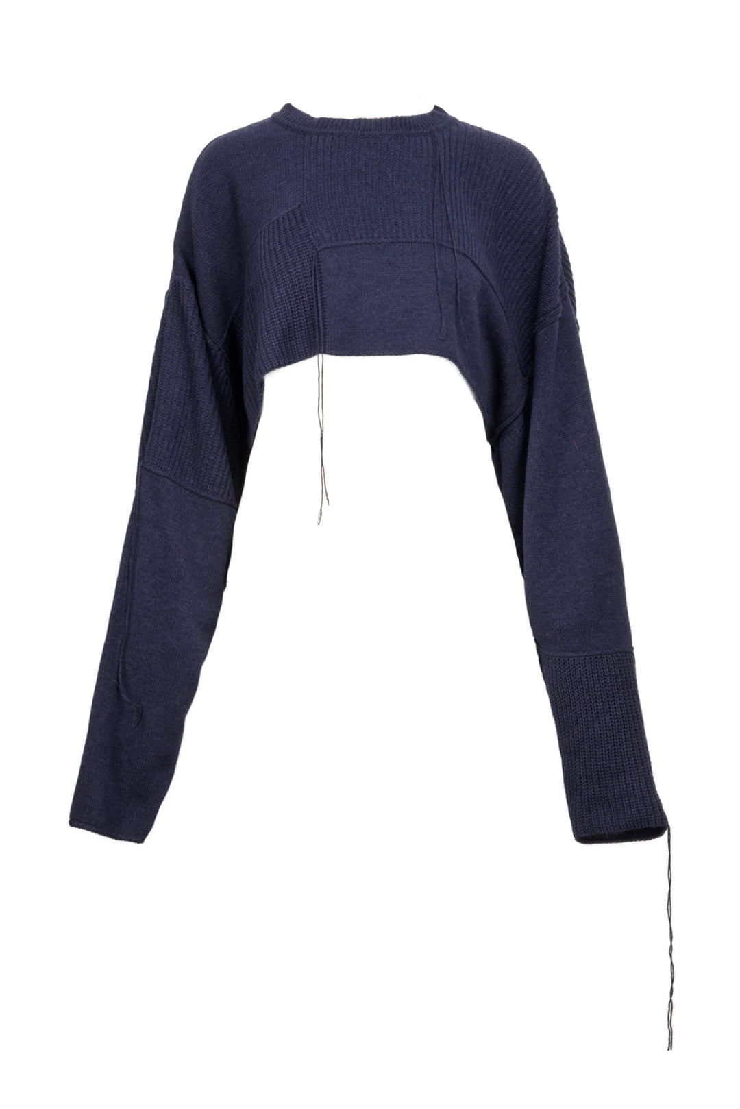 Y's Size OS Cropped Loose Thread Sweater