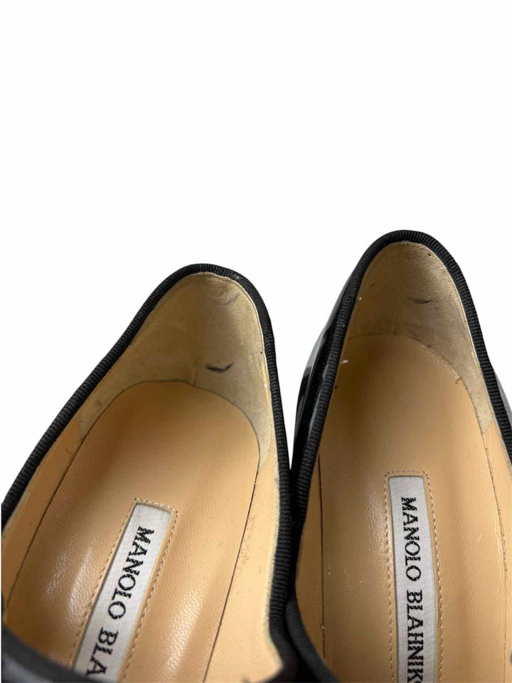 Manolo Blahnik Size 37 Patent Pumps
