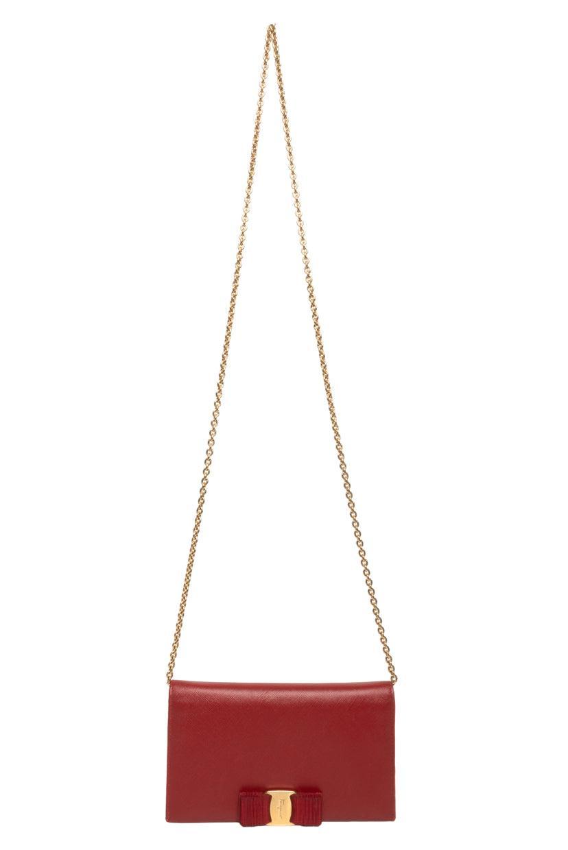 Salvatore Ferragamo Vara Bow Wallet on Chain