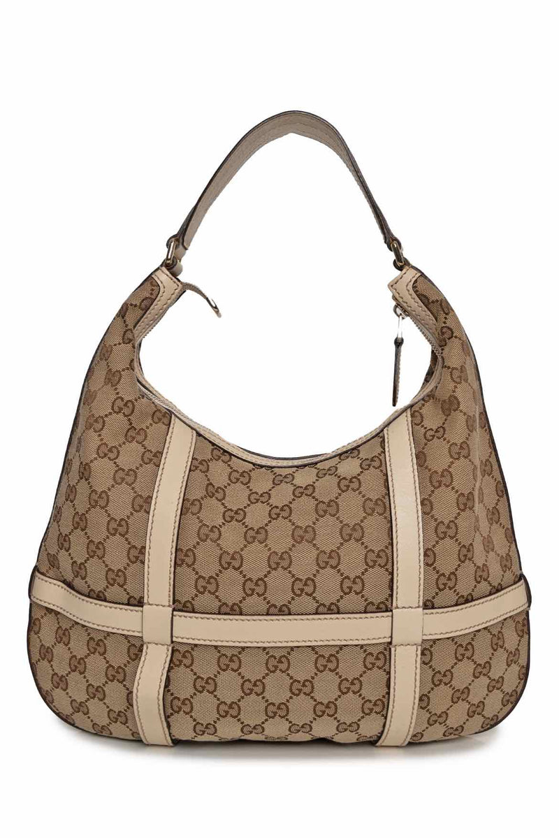 Gucci GG Monogram Canvas Hobo Shoulder Bag