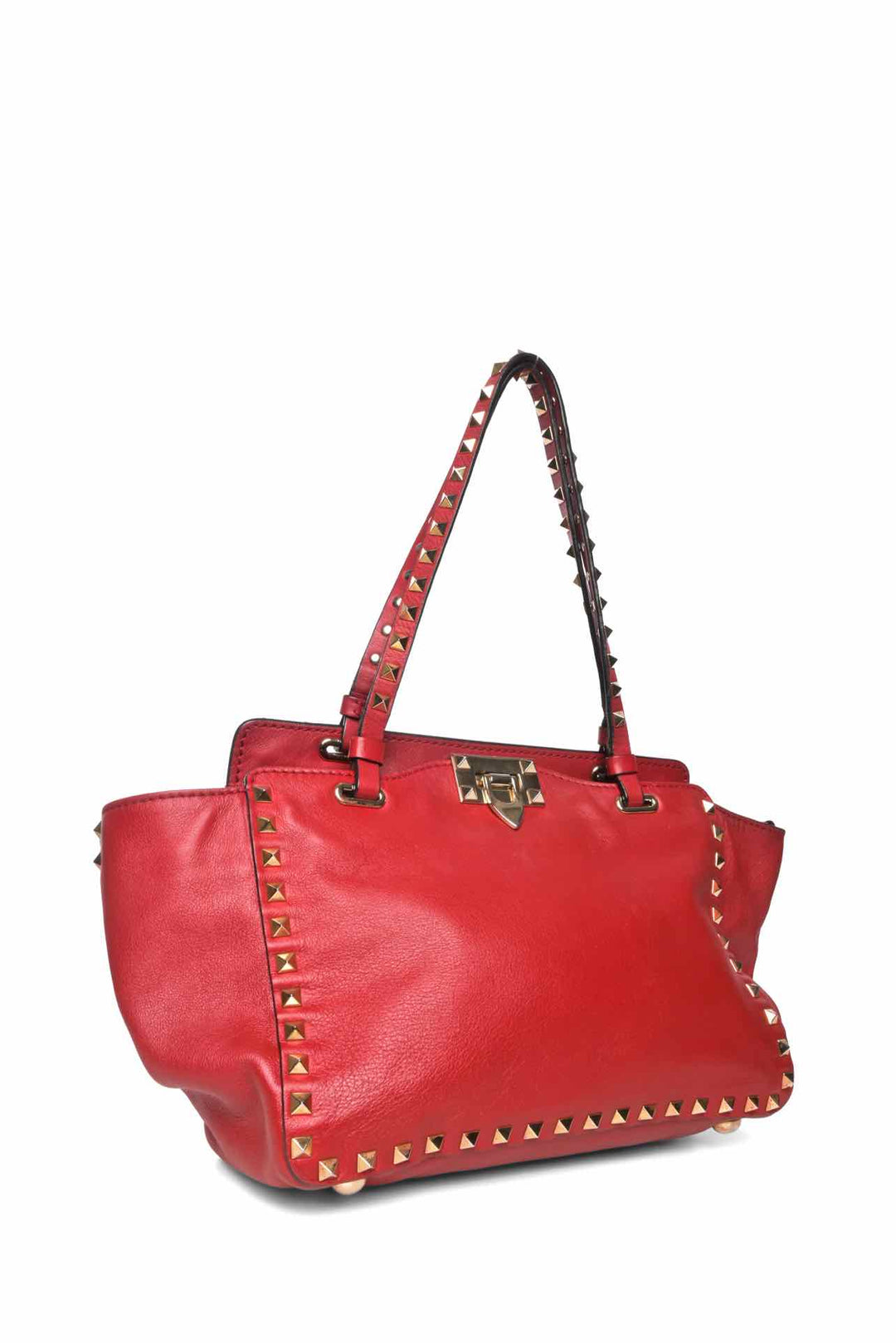 Valentino Calfskin Leather Rockstud Tote