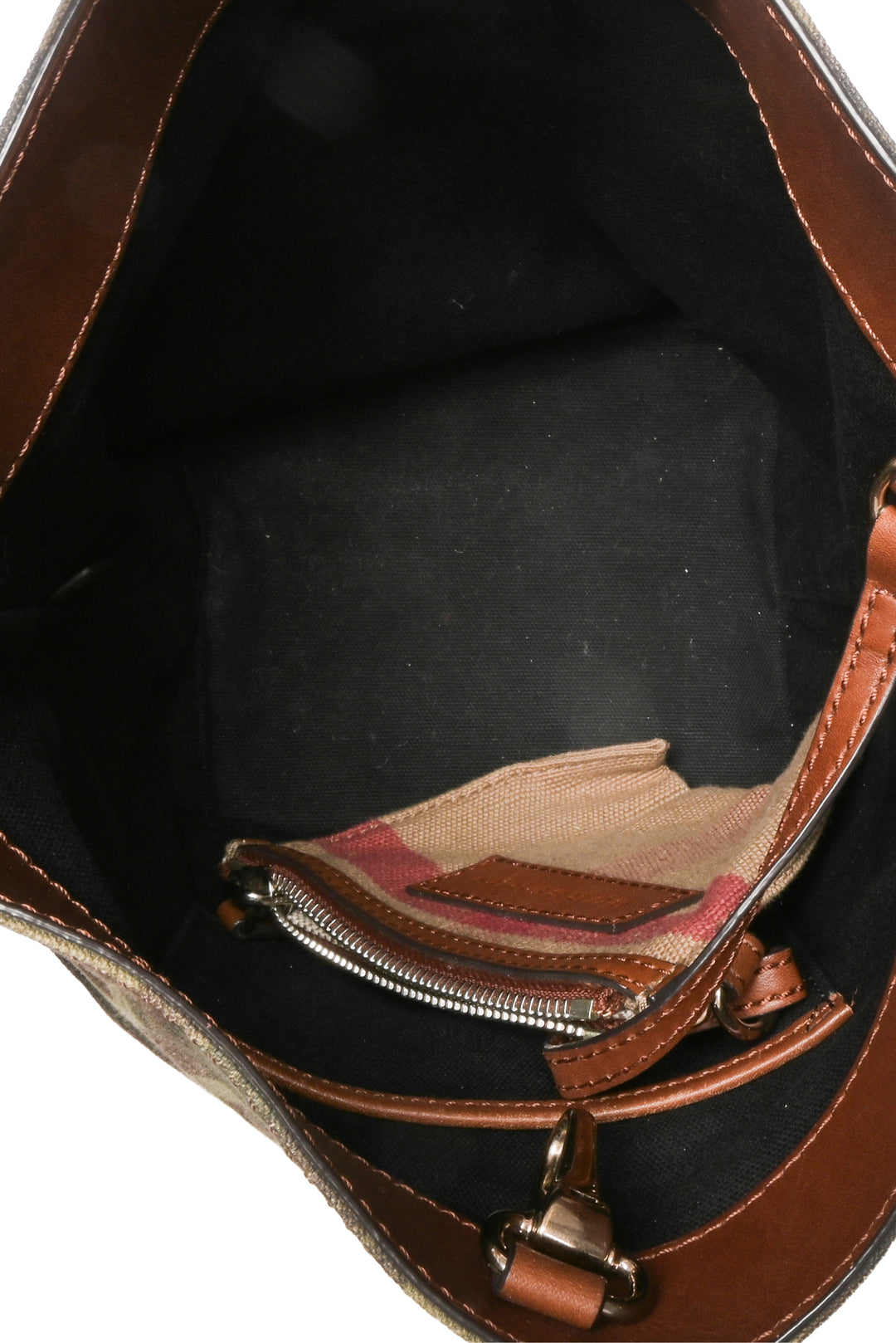 Burberry Canvas Camouflage Ashby Bucket Bag Crossbody