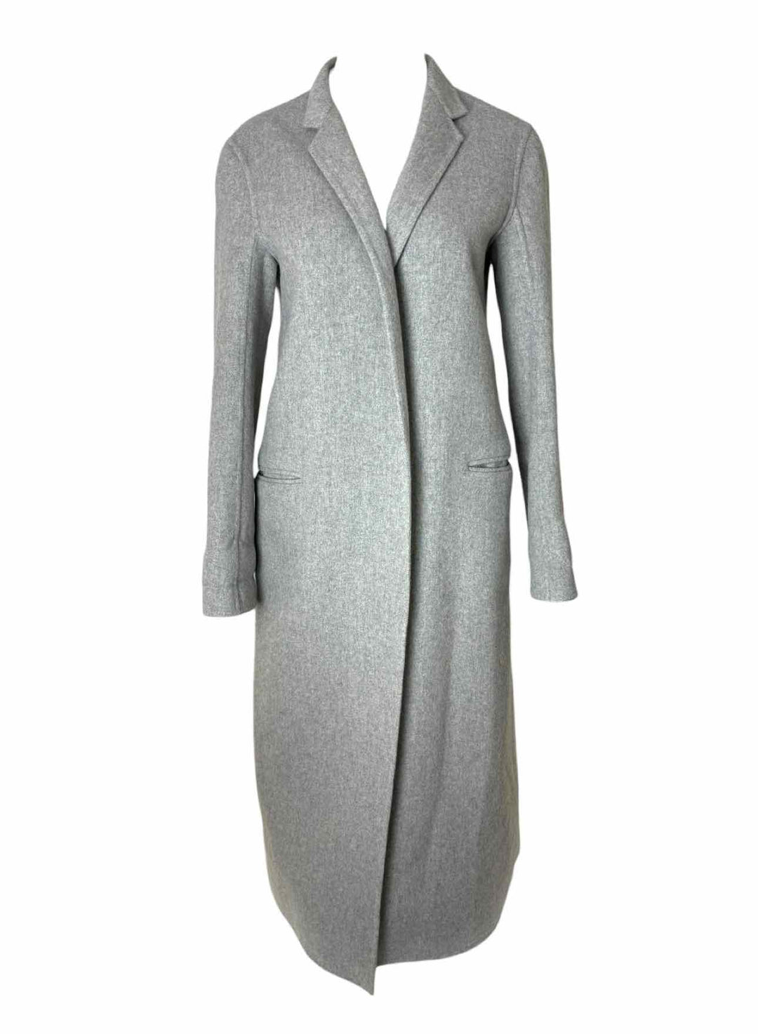 Adam Lippes Size 8 Cashmere Blend Full Length Coat