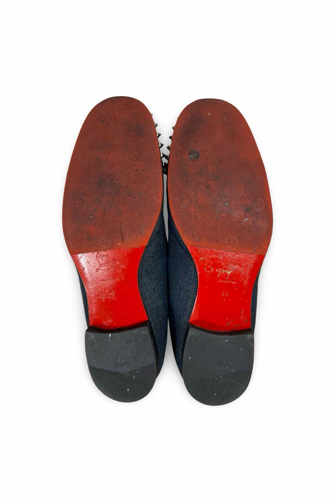 Christian Louboutin Size 45 Men's Denim Loafer