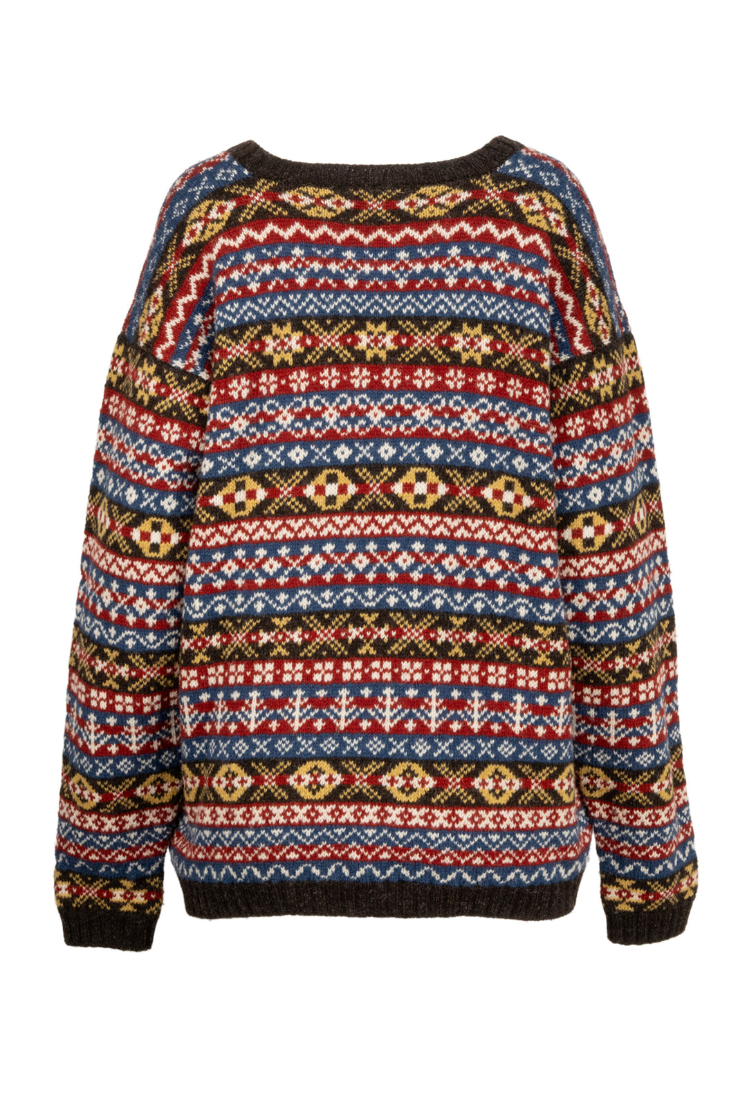 Mati Ventrillon Size L Men's Fair Isle Artisans Scotland Sweater