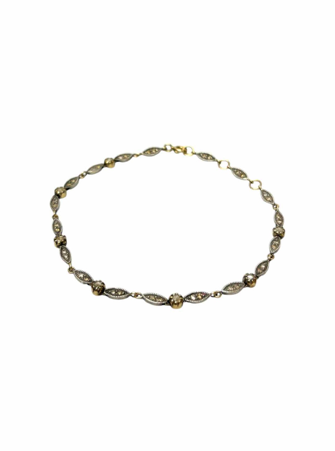 14Kyellow and white  gold diamond Bracelet