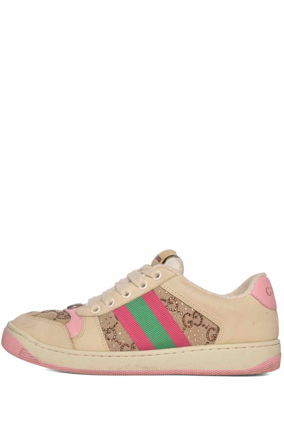 Gucci Size 36 Crystal GG Screener Sneakers
