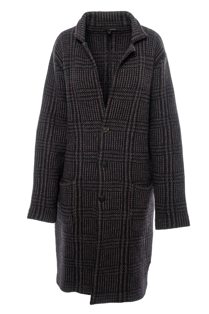 Lardini Size 52 Wool and Cashmere Blend Coat