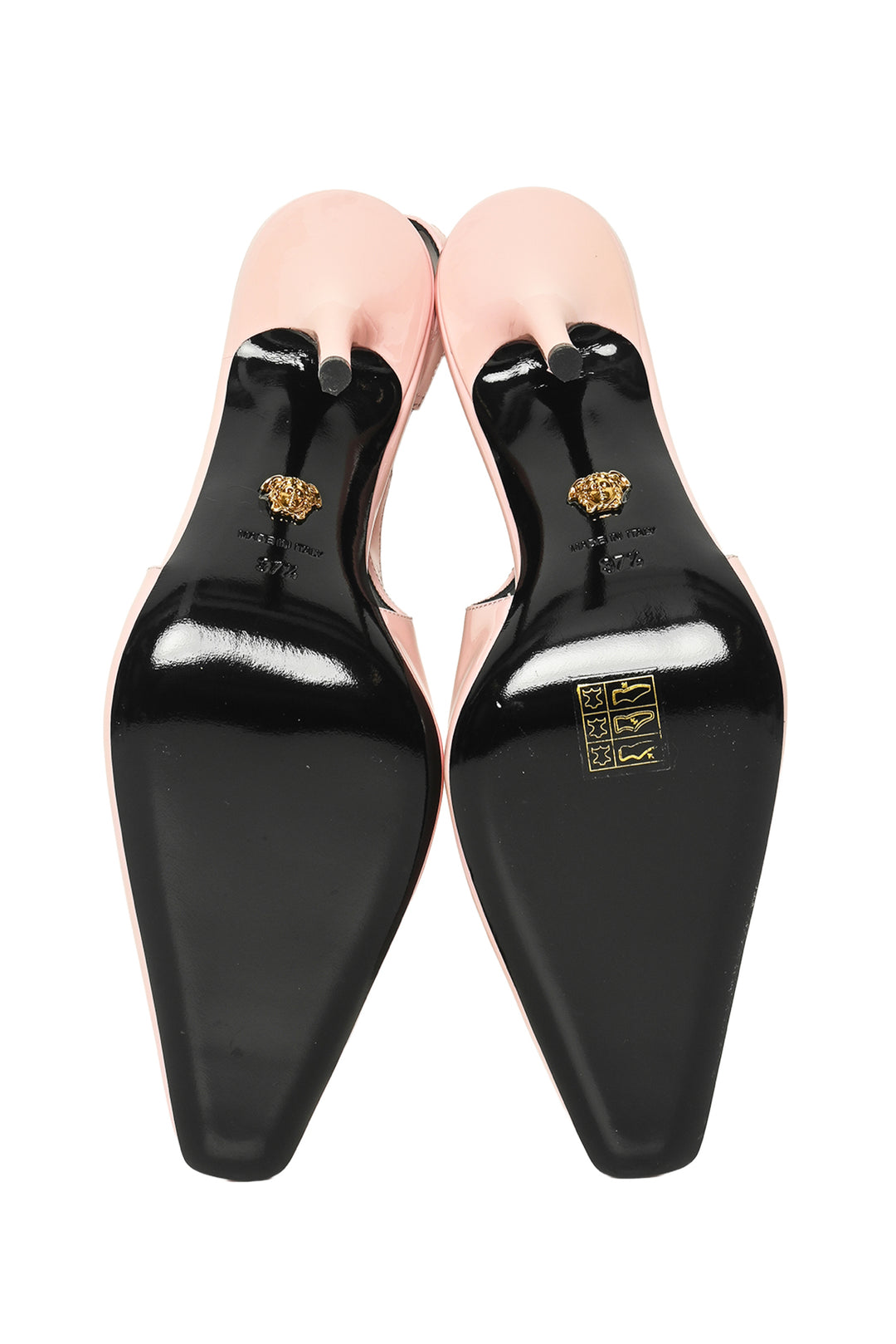 Versace Size 37.5 Medusa '95 Slingback Pumps