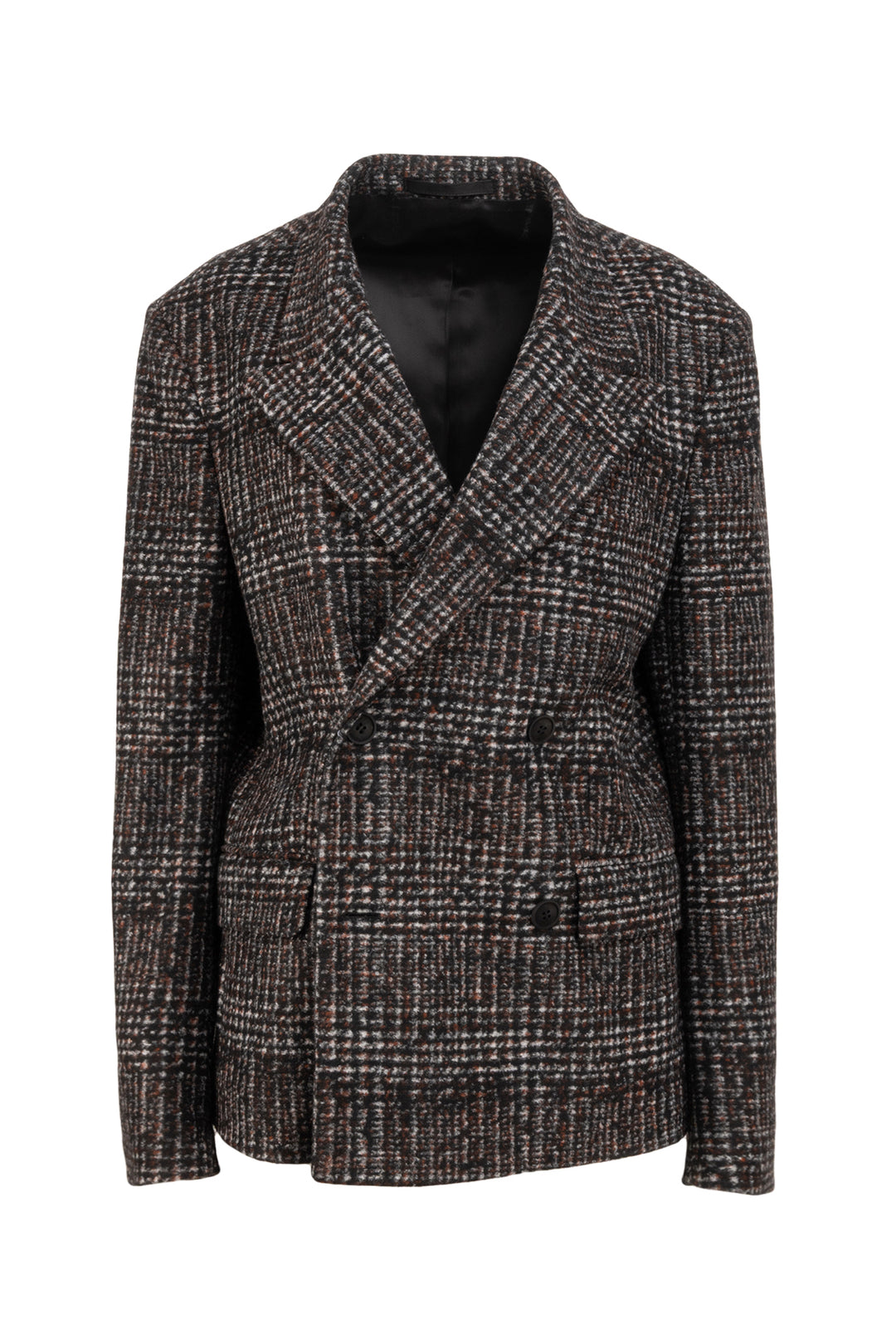 Schnayderman's Size M Men's Double Breasted Checked Blazer