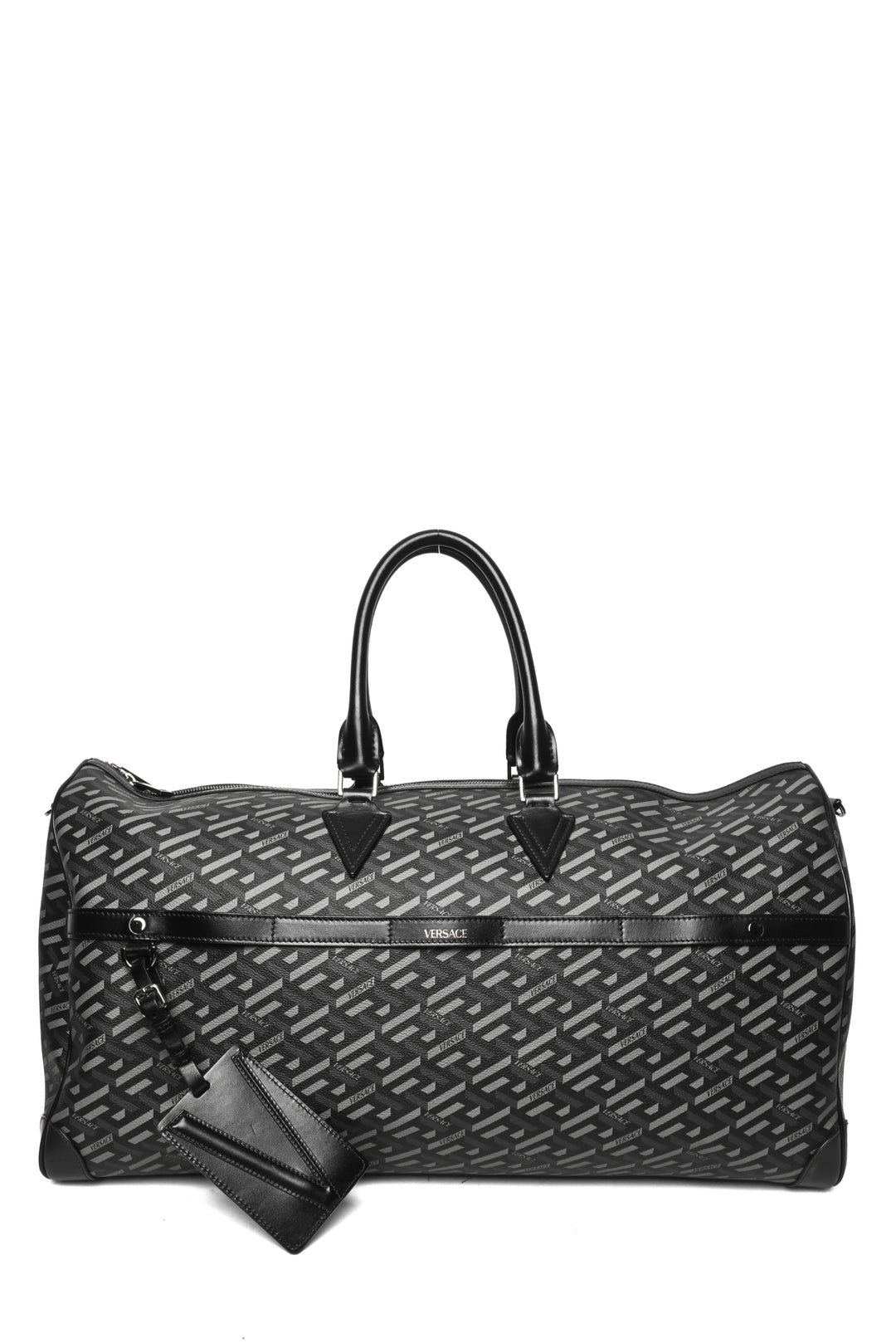 Versace La Greca Signature Travel Duffle Bag