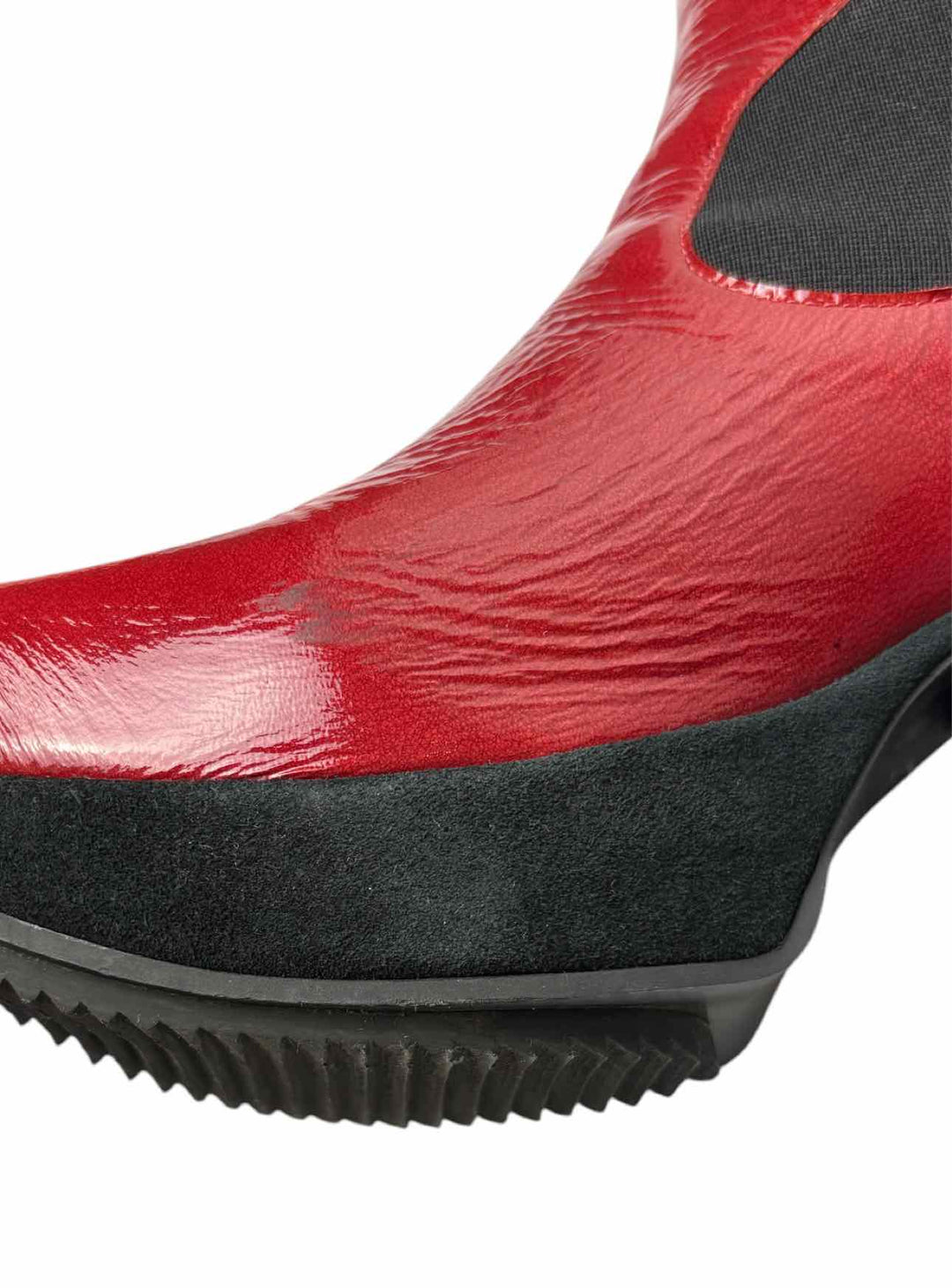 John Fluevog Size 8.5 Tracker Platform Chelsea Ankle Boots