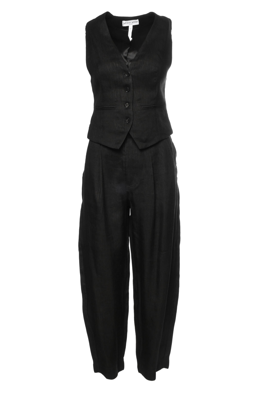APIECE APART Size 2 Vest & Crop Pant Set