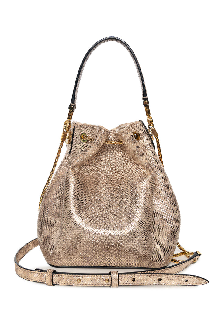 Bvlgari Karung Leather Serpenti Forever Bucket Bag