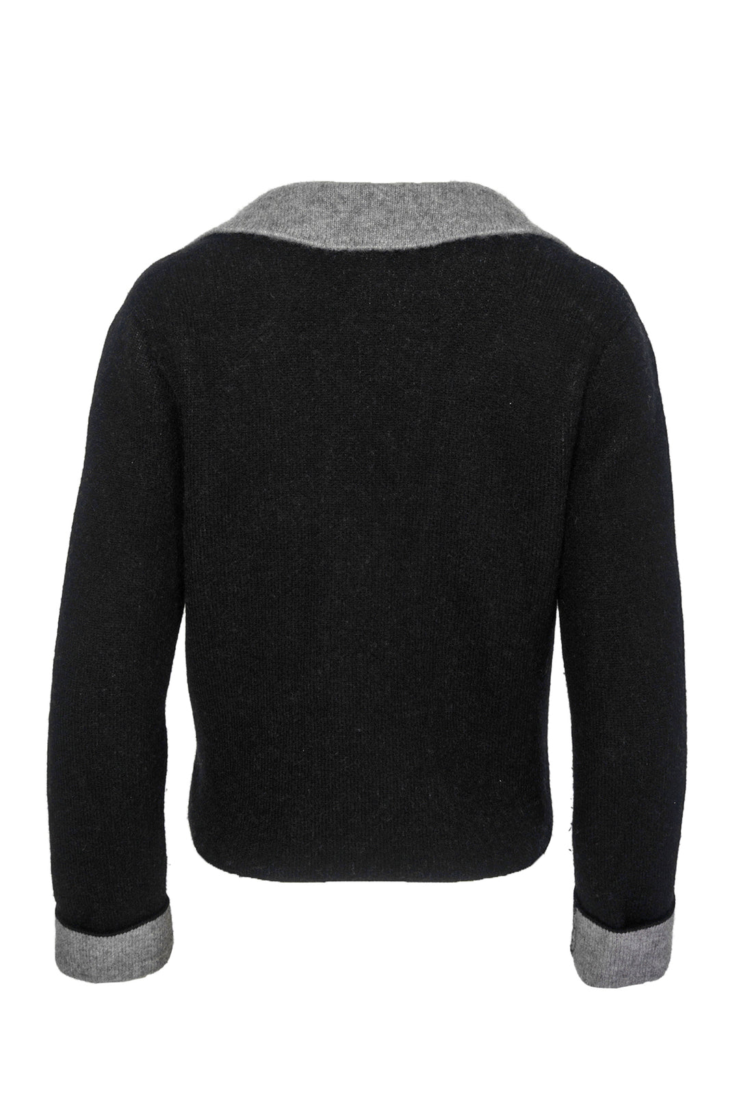 Chanel Size 36 Layered Collar Cashmere Cardigan