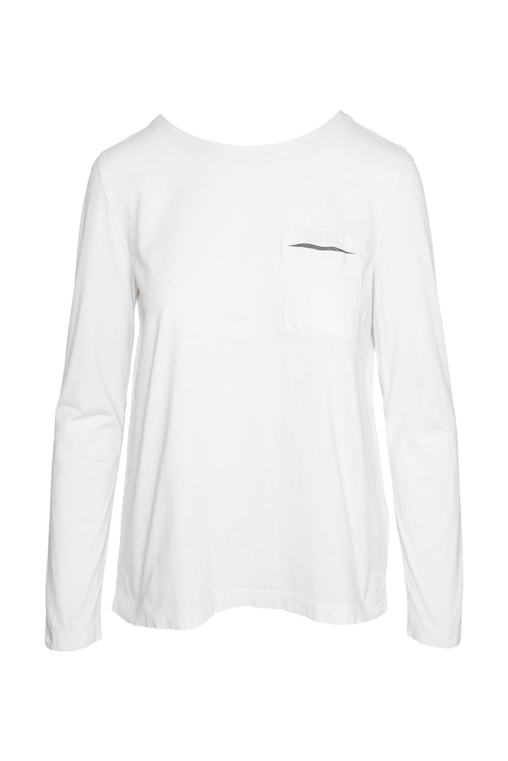 Brunello Cucinelli Size S Monili Pocket Detail Top