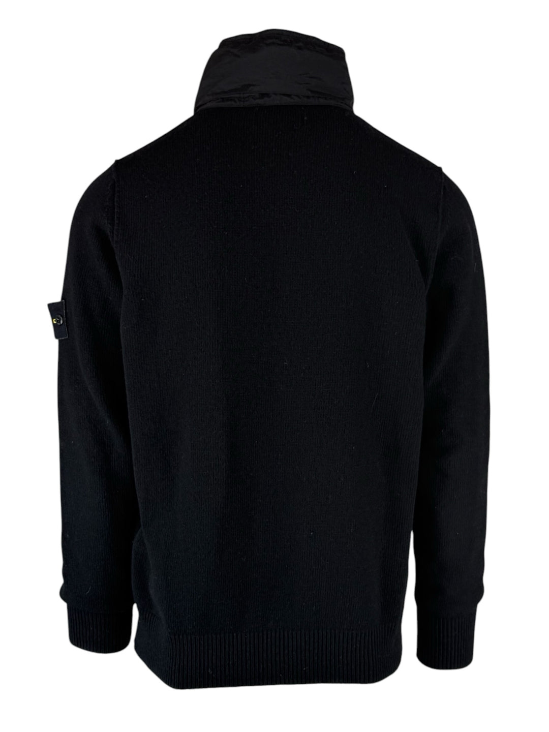 Stone Island Size L Men's Wool-Blend Knit Zip Up Hooded Jacket
