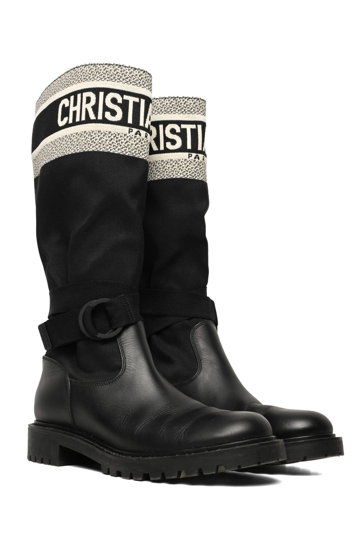 Christian Dior Size 39 D-Major Canvas Boots