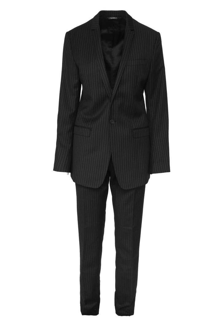 Dolce & Gabbana Size 40 Men's Wool Pinstripe Two-Piece Suit
