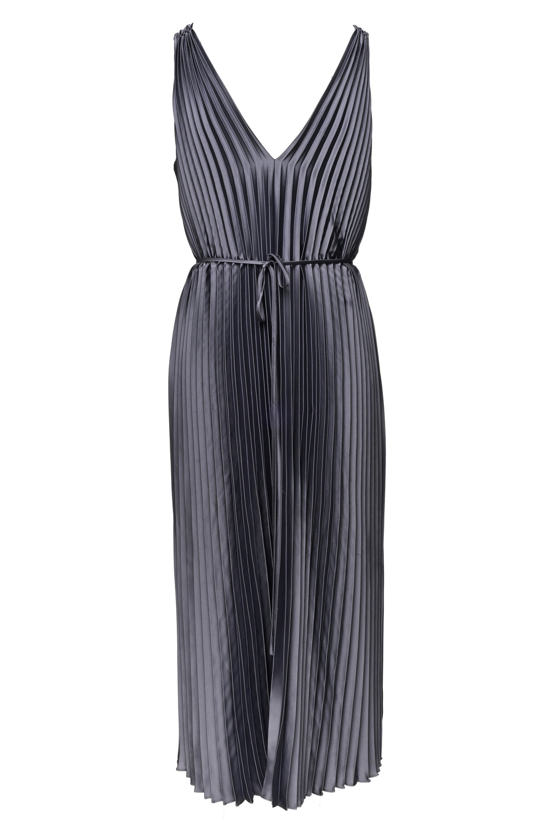 Vince Size XS/S Hand-Smocked Pleated Satin Dress