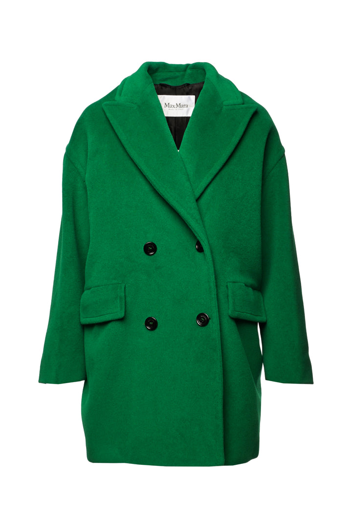 Max Mara Size 0 Meana Wool & Cashmere Blend Coat