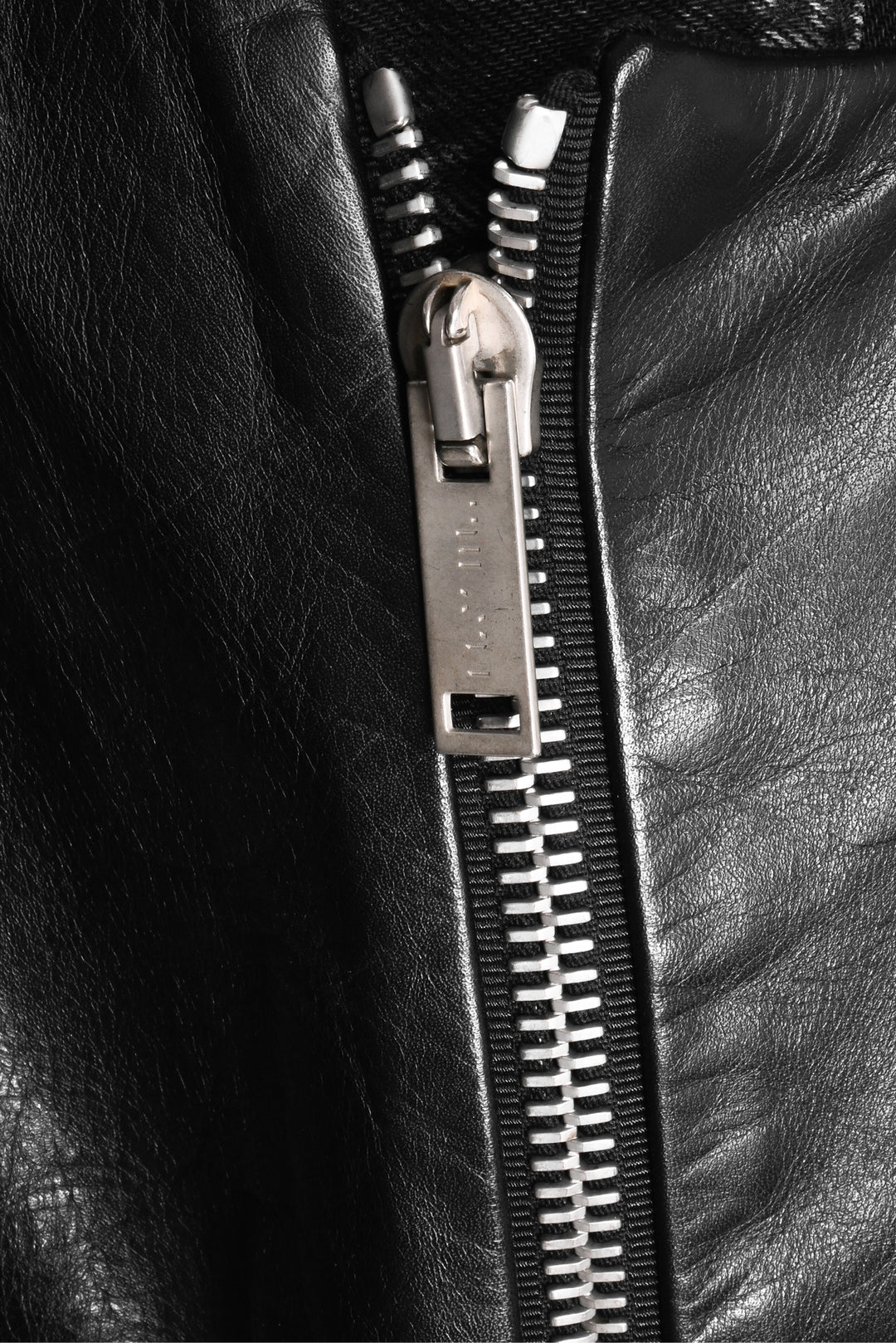 Unravel Project Size 38 Hybrid Denim & Leather Jacket