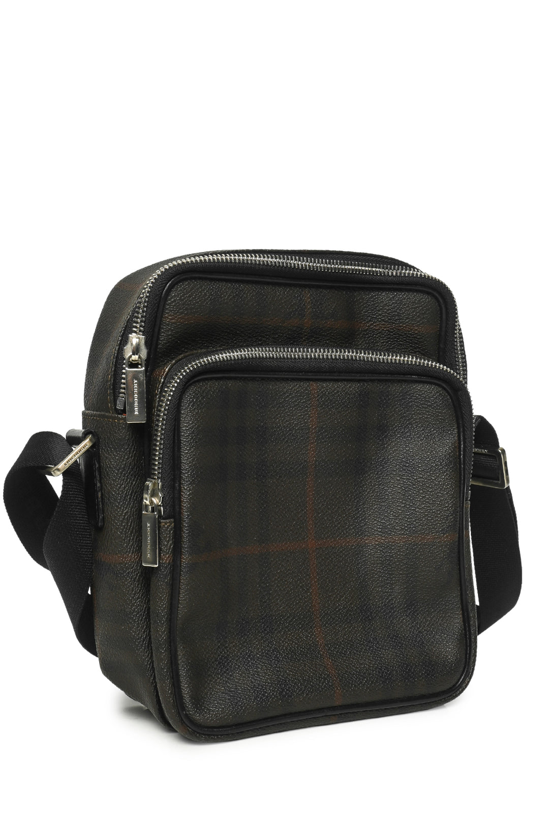 Burberry Coated Canvas Check Crossbody
