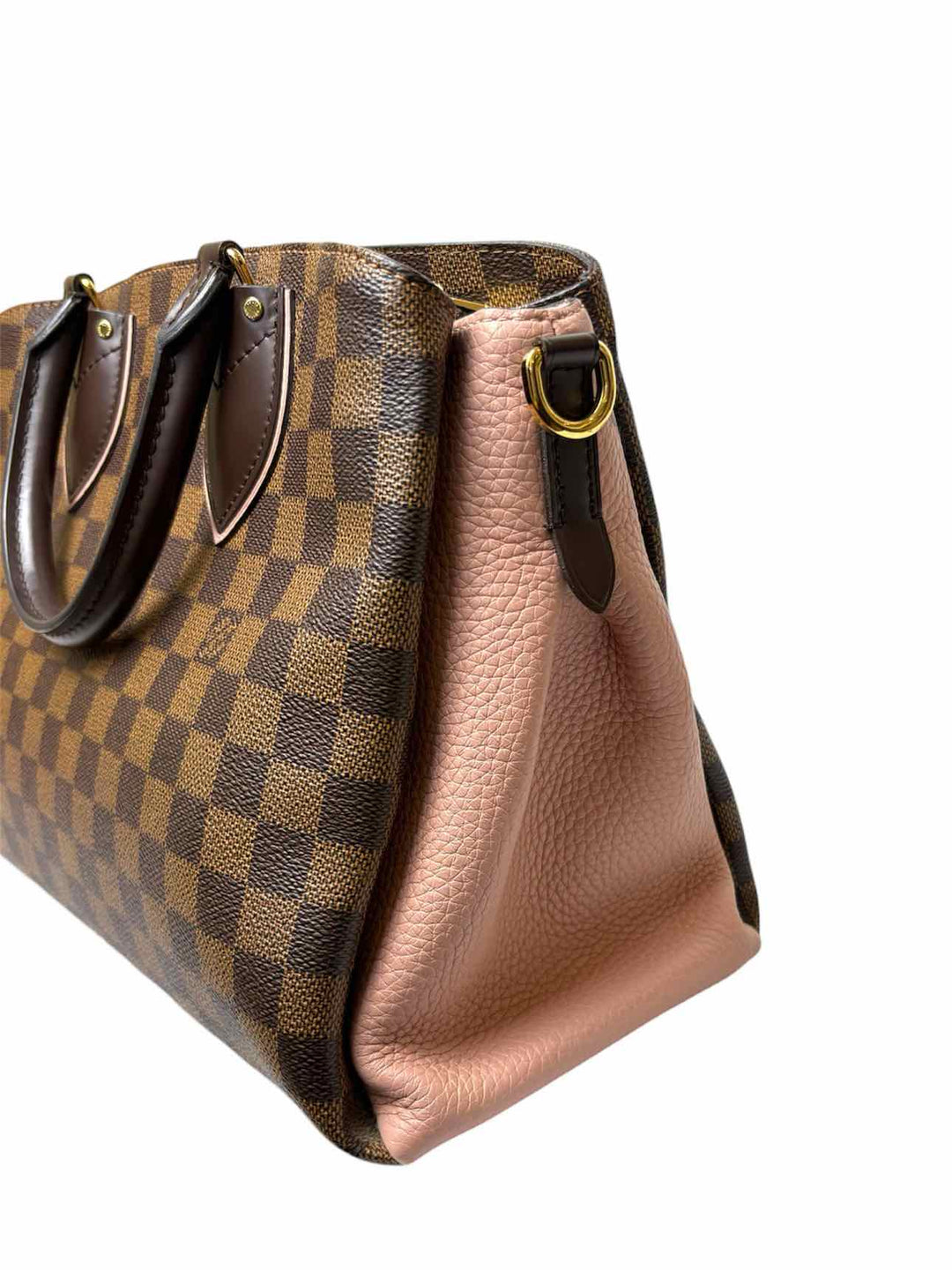 Louis Vuitton Cuir Taurillon Damier Ebene Normandy Magnolia Purse