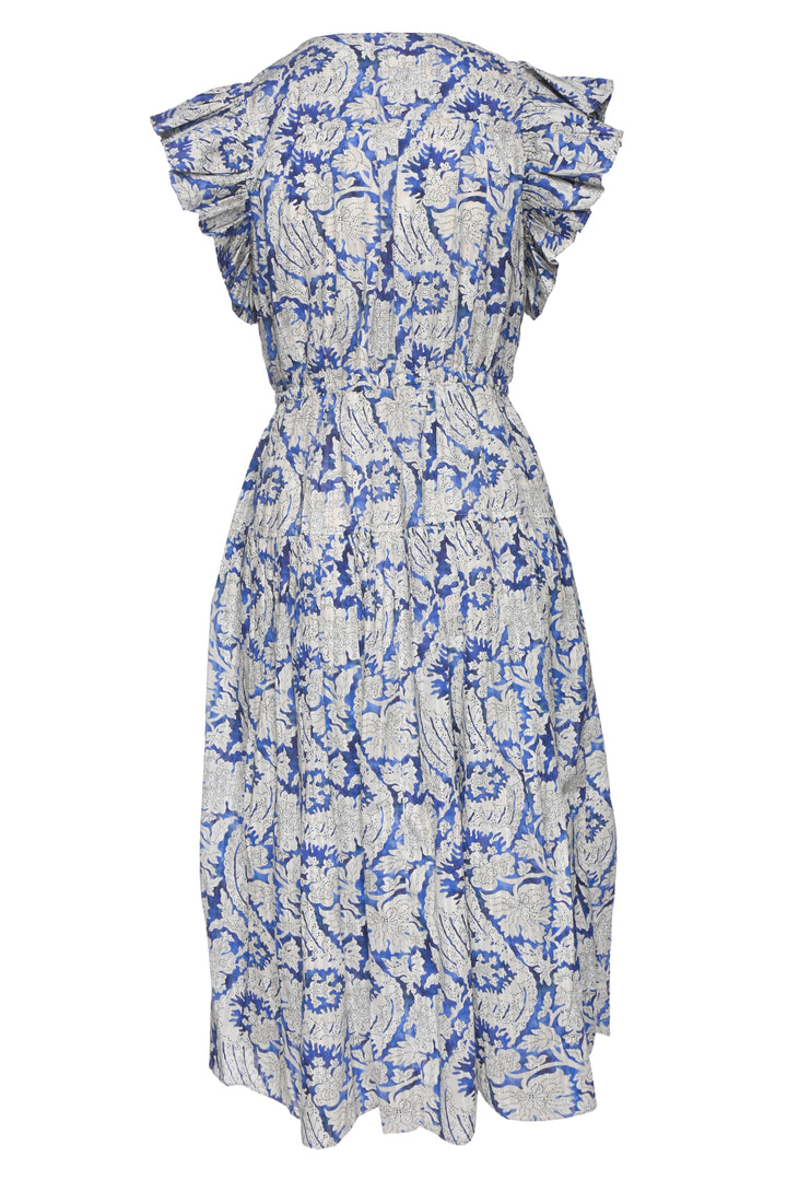 Ulla Johnson Size 8 Kairi Flutter Sleeve Maxi Dress