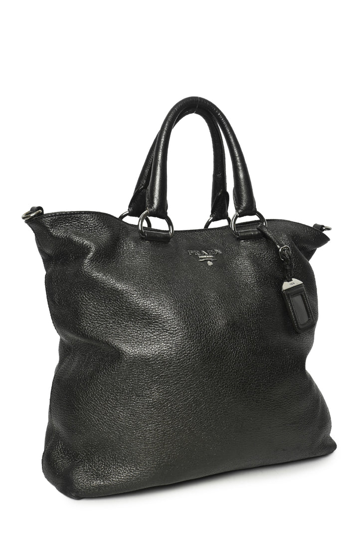 Prada Vitello Daino Shopping Tote