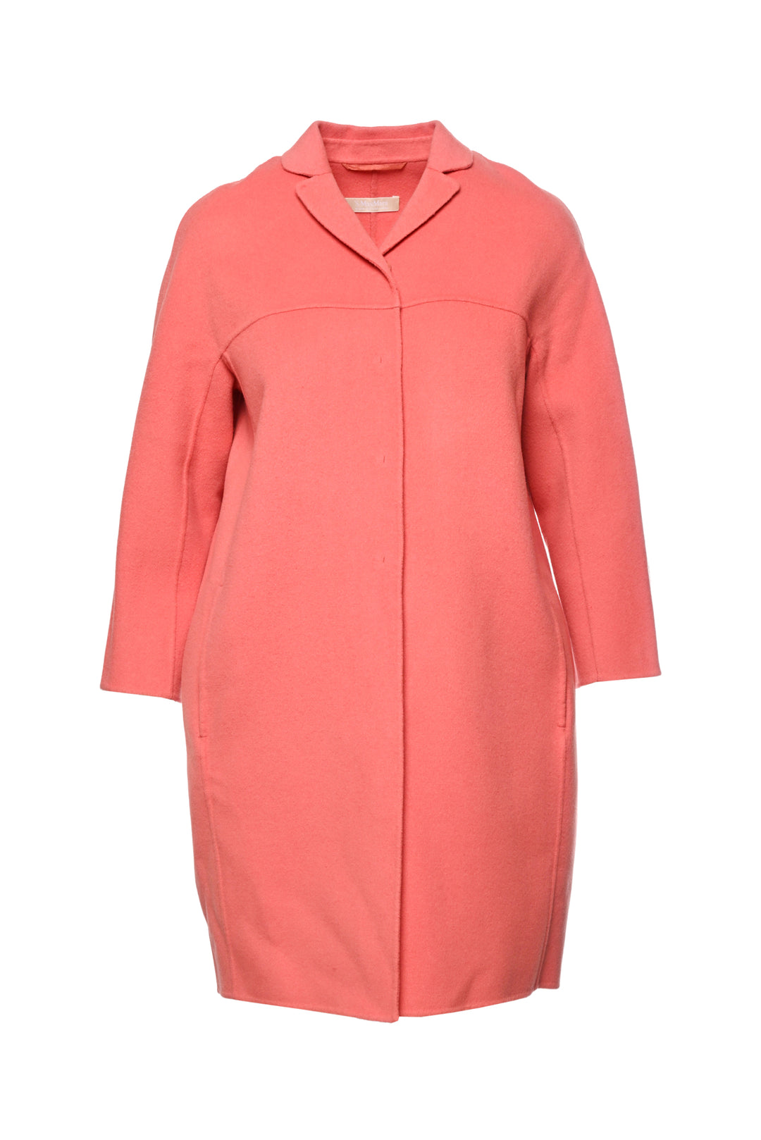 S' Max Mara Size XS Button-Up Mid Length Coat