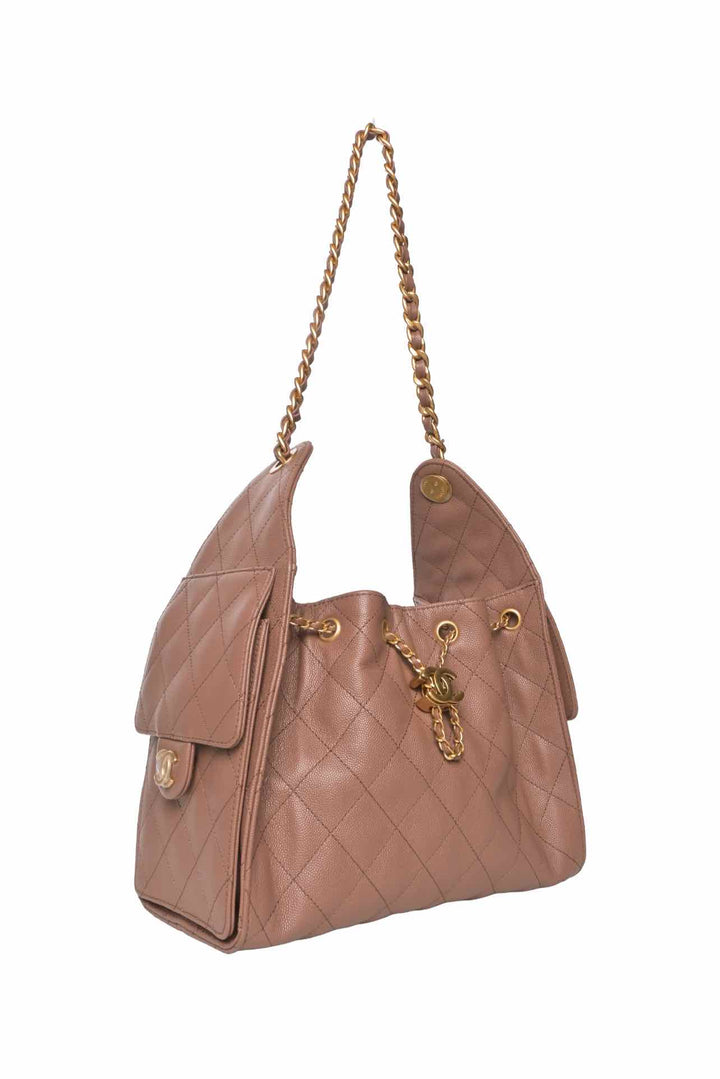 Chanel Grained Calfskin Quilted Small 25 Hobo
