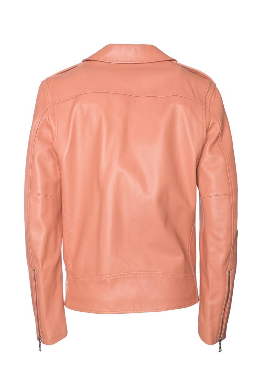 Theory Size M Moto Leather Jacket Luxury Used Designer Outerwear