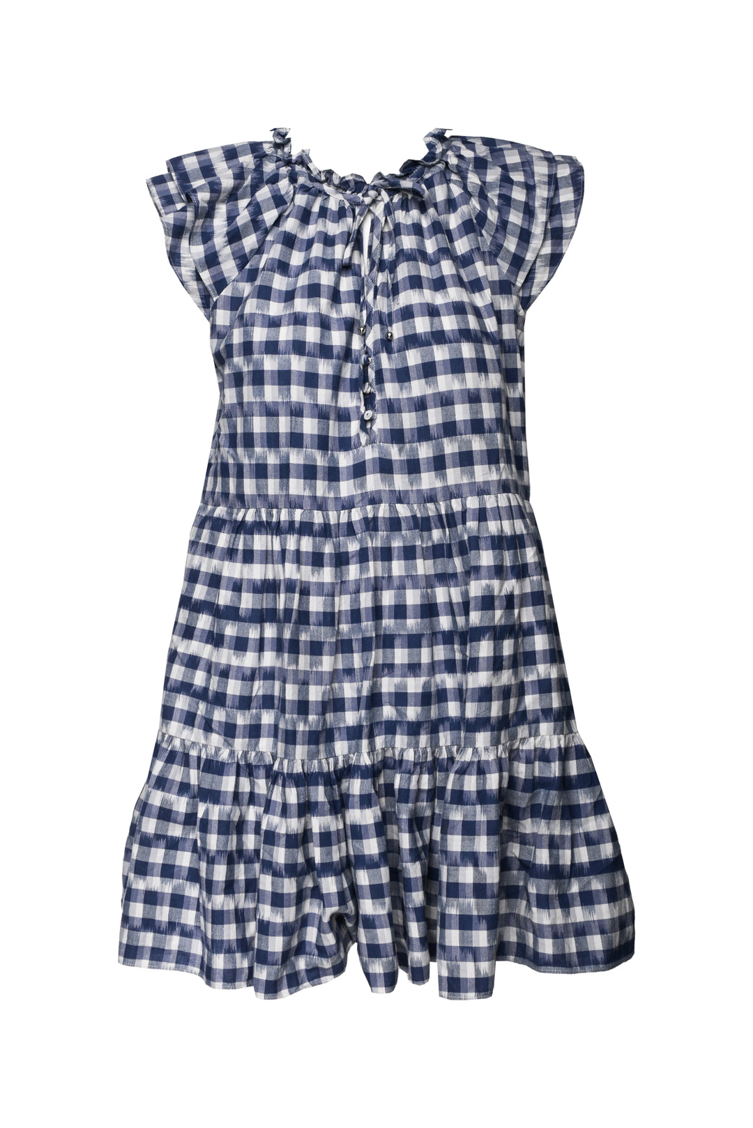 Veronica Beard Size 8 Zee Gingham Mini Dress