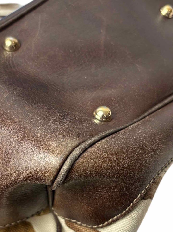 Gucci Horsebit Printed Canvas Tote Purse