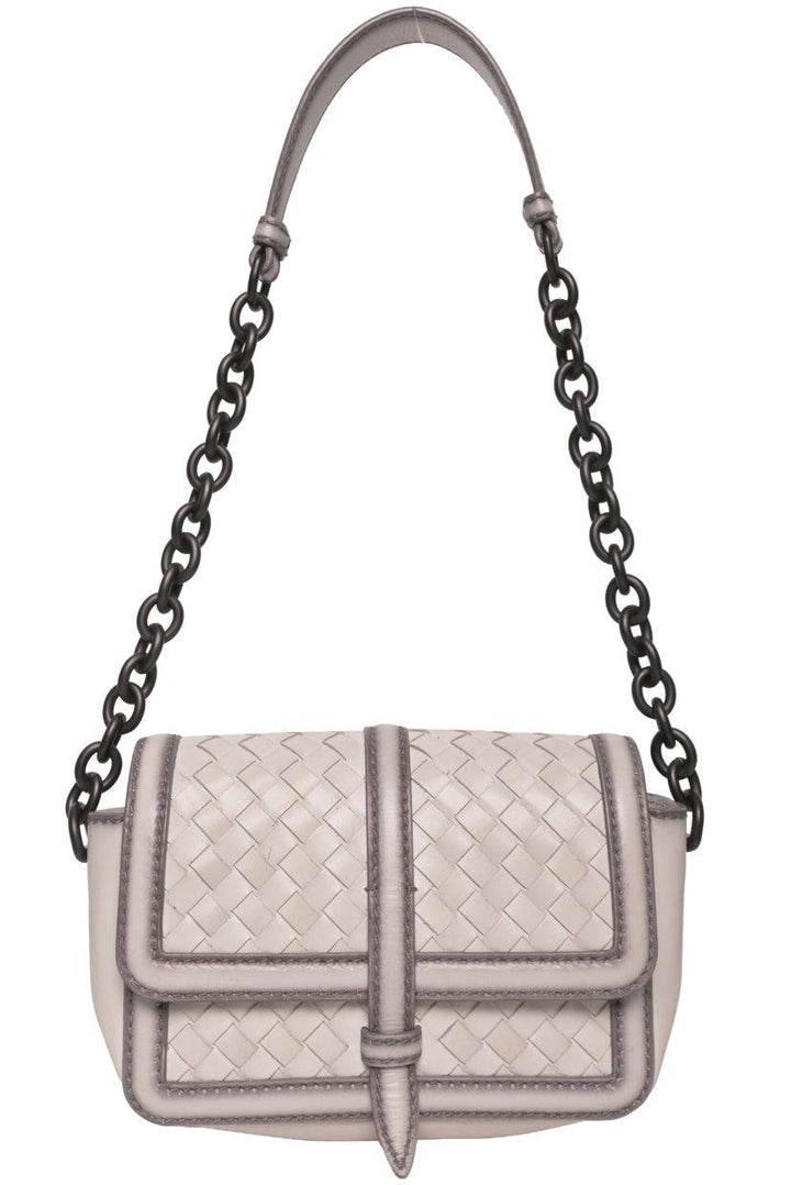Bottega Veneta Mini Flap Intrecciato Shoulder Bag