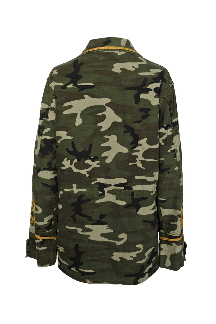 Nili Lotan Size M/L Camo Utility Jacket