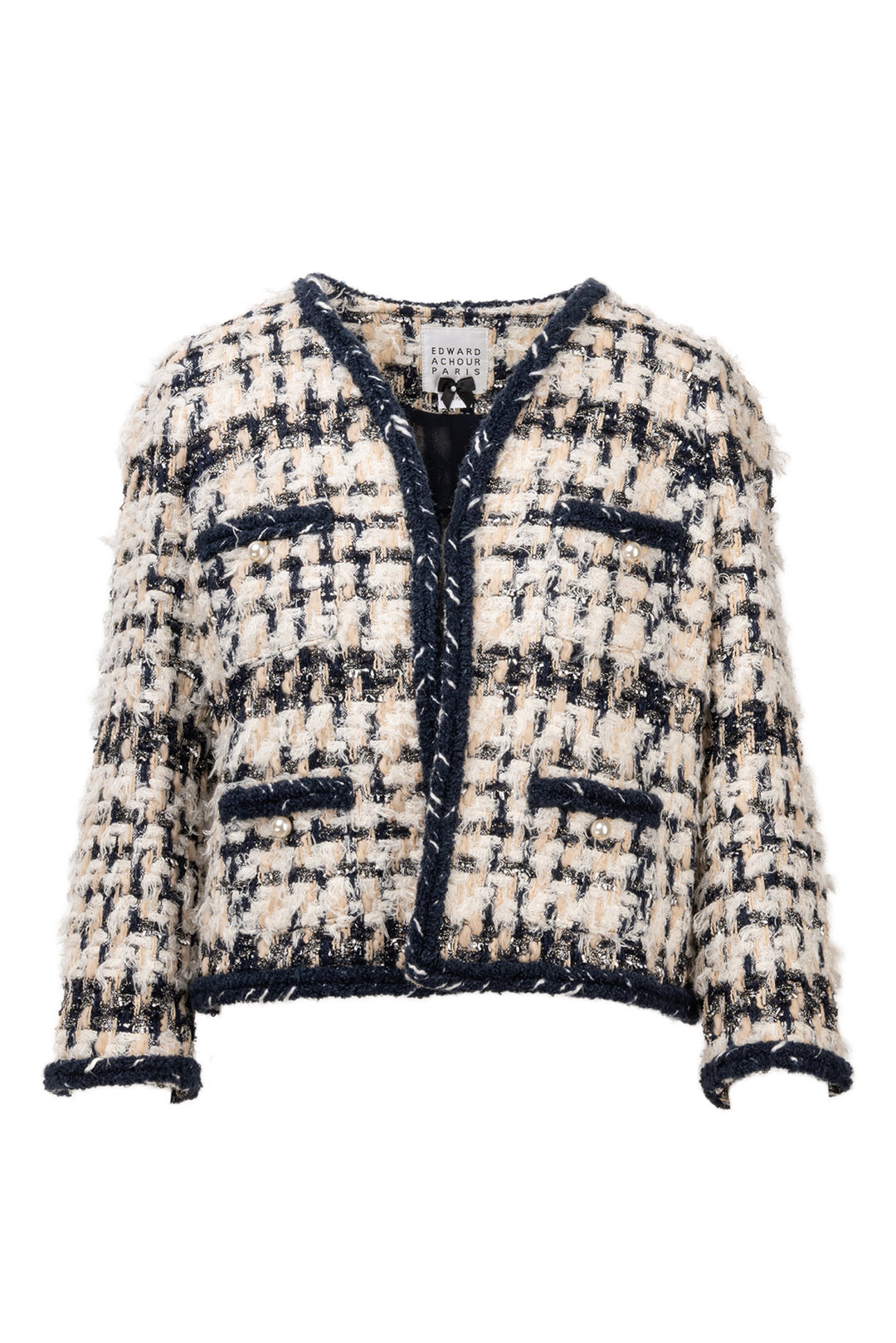 Edward Achour Paris Size 42 Tweed Jacket