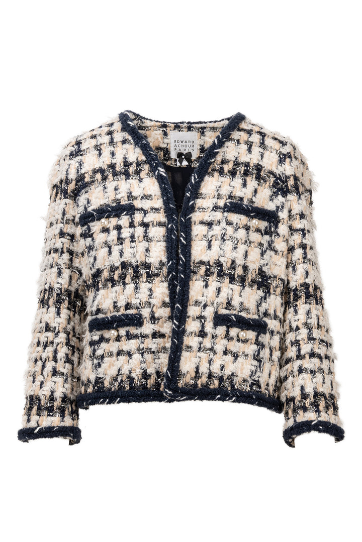 Edward Achour Paris Size 42 Tweed Jacket