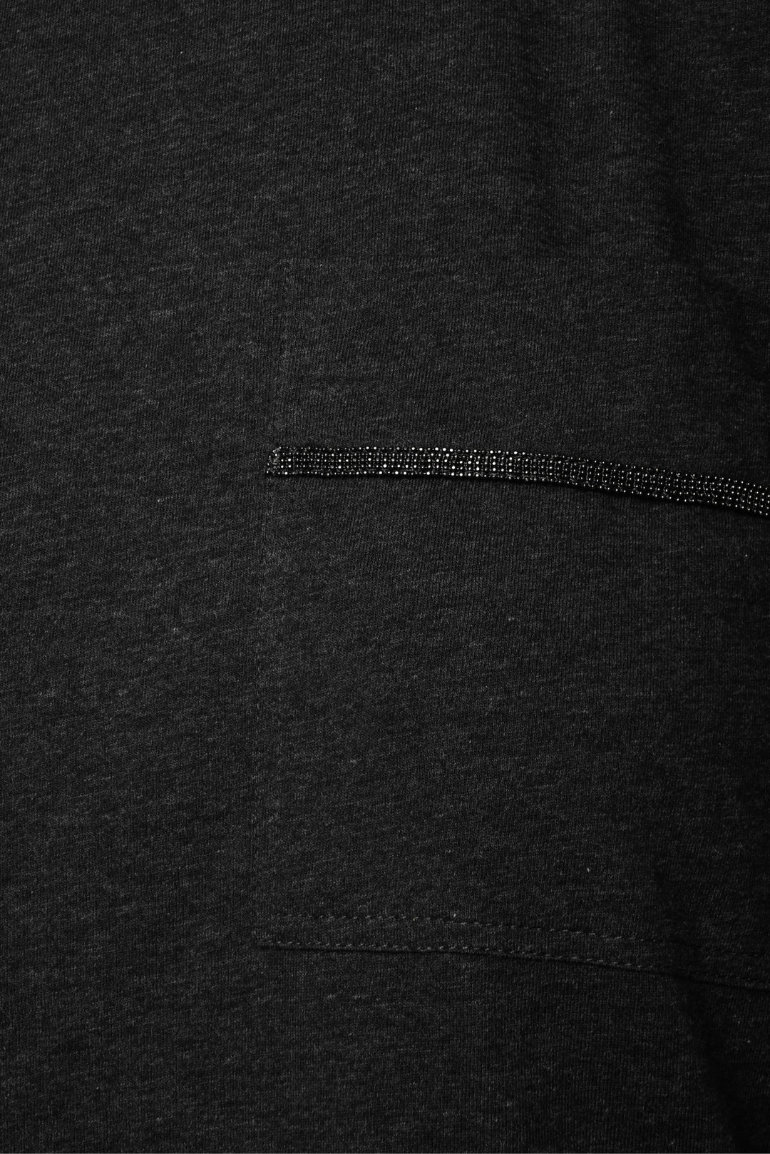 Brunello Cucinelli Size M Embellished Pocket Cotton T-Shirt