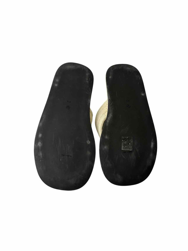 The Row Size 37.5 Ginza Canvas Thong Sandals