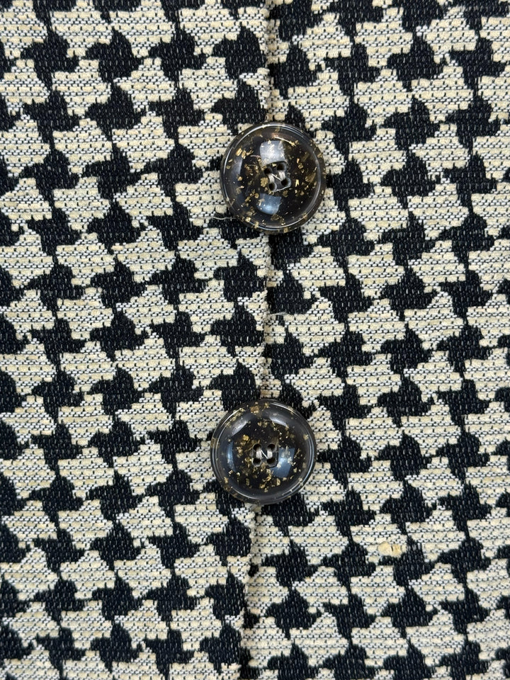 Armani Collezioni Size 48 Vintage Houndstooth Jacket